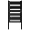 vidaXL Gartentor Abschlie&szlig;bar Schwarz 100x150 cm Aluminium