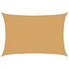 vidaXL Sonnensegel 160 g/m&sup2; Rechteckig Sandfarben 2,5x3,5 m HDPE