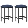 vidaXL Barhocker 2 stk. Blau 40 x 32 x 64 cm Holzwerkstoff