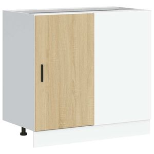 vidaXL K&uuml;chenunterschrank Lyon Sonoma-Eiche Holzwerkstoff