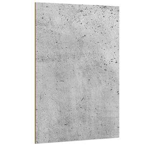 vidaXL Dekoplatten 12 Stk. Betongrau 15 x 21 x 0,27 cm Holzwerkstoff