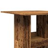 vidaXL Bartisch mit Ablagen Altholz-Optik 60x60x102 cm Holzwerkstoff