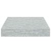 vidaXL Schweberegal Betongrau 23x23,5x3,8 cm MDF