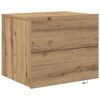 vidaXL Nachttisch 2 pcs Artisan-Eiche 50 x 39 x 41 cm Holzwerkstoff
