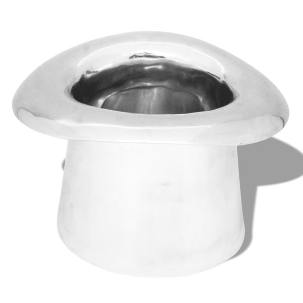 vidaXL Champagner-K&uuml;hler Hutform Aluminium Silber