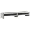 vidaXL Monitorst&auml;nder Betongrau 100x24x16 cm Holzwerkstoff