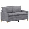 vidaXL Sofa Hellgrau 156 x 81 x 87,5 cm Polyester