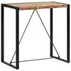 vidaXL Bartisch 110 x 60 x 110 cm Recyceltes Massivholz