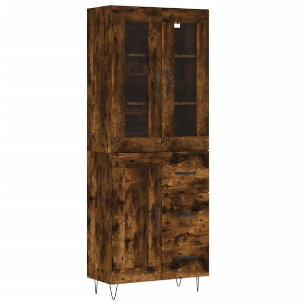 vidaXL Highboard R&auml;uchereiche 69,5x34x180 cm Holzwerkstoff