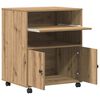 vidaXL Druckerständer Artisan-Eiche 60 x 48 x 74 cm Holzwerkstoff