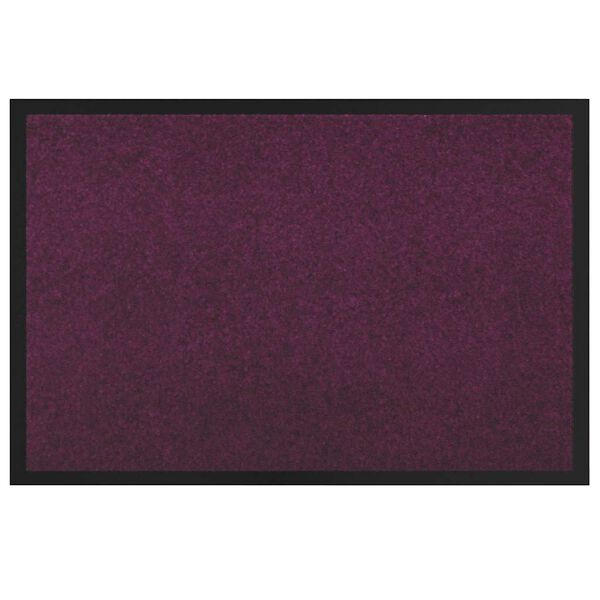 vidaXL Fußmatte Bordeaux 120 x 80 x 1,2 cm Teddystoff