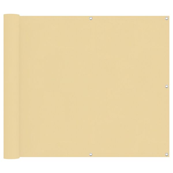 vidaXL Balkonsichtschutz Sand 100 x 200 cm Oxford-Stoff