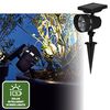 Luxform Intelligente Hybride LED-Garten-Solarleuchte Montana Schwarz