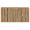 vidaXL Sideboard 2 pcs Artisan-Eiche 79 x 38 x 80 cm Holzwerkstoff