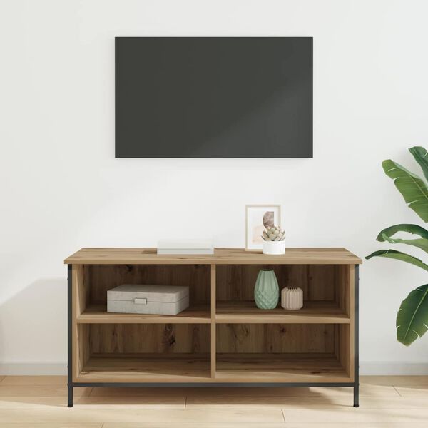 vidaXL TV-Schr&auml;nk Artisan-Eiche 100 x 40 x 50 cm Holzwerkstoff