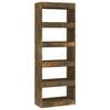 vidaXL B&uuml;cherregal/Raumteiler R&auml;uchereiche 60x30x135 cm Holzwerkstoff