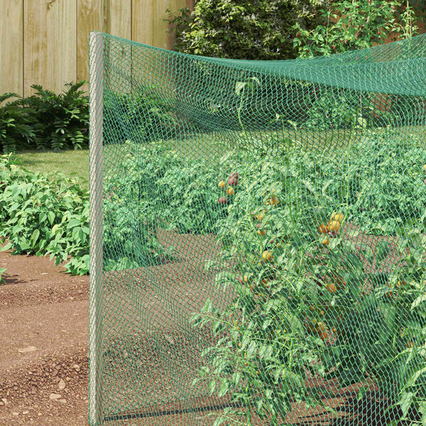 vidaXL Vogelschutznetz Gr&uuml;n 4 x 25 m Polyethylen