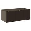 vidaXL Gartenbox Poly Rattan 180x90x70 cm Braun