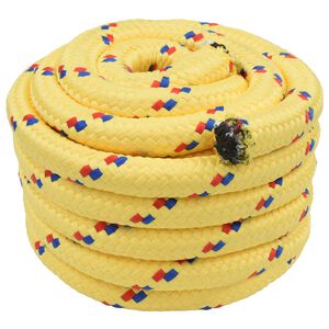 vidaXL Bootsseil 3 mm 5 m Gelb PP
