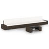 vidaXL 6-tlg. Garten-Lounge-Set mit Kissen Braun Poly Rattan