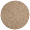 vidaXL Innen- und Au&szlig;enteppich AGIRA Natur &Oslash; 160 CM Polyester