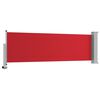 vidaXL Ausziehbare Seitenmarkise 80&times;300 cm Rot