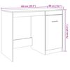 vidaXL Schreibtisch Artisan-Eiche 100x50x76 cm Holzwerkstoff