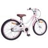 vidaXL Kinderfahrrad 18 Zoll f&uuml;r 5-7 Jahre alt Hellrosa