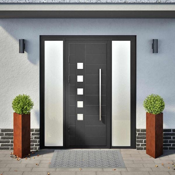 vidaXL Pflanzk&uuml;bel 2 Stk. Dreieckig 30x26x75 cm Wetterfester Stahl