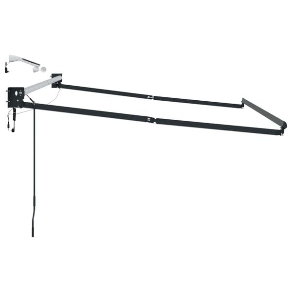 vidaXL Elektrisches Markisenrahmen Anthrazit 2,5 x 2 m Aluminium