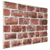 vidaXL Wandpaneele 10 stk. 100 x 50 cm Dunkelbraun und Wei&szlig; EPS-Schaum