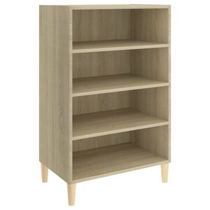 vidaXL Sideboard Sonoma-Eiche 57x35x90 cm Holzwerkstoff