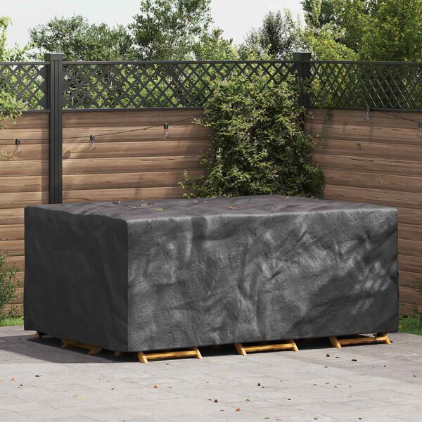 vidaXL M&ouml;belbezug Uni Schwarz 230 x 165 x 80 cm 210D