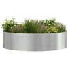 vidaXL Pflanzenring 5 pcs Silber 80 x 80 x 20 cm Edelstahl