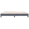 vidaXL Boxspringbett ohne Matratze Dunkelgrau 180x220 cm Samt