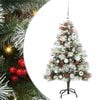 vidaXL K&uuml;nstlicher Weihnachtsbaum Gr&uuml;n und Wei&szlig; 120 cm