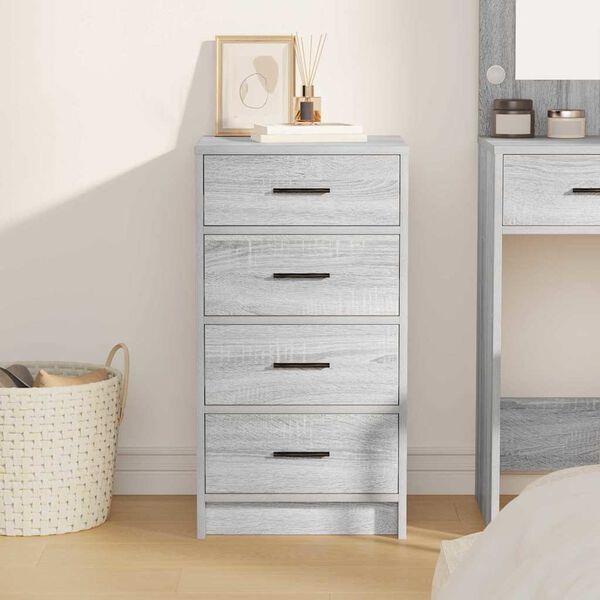 vidaXL Sideboard Grau Sonoma 40 x 41 x 75 cm Holzwerkstoff