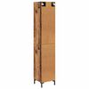 vidaXL Highboard Altholz 34,5 x 34 x 180 cm Holzwerkstoff