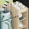 vidaXL Golf Schrank Mit Rad Uni Sonoma-Eiche 120 x 45 x 98 cm