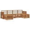 vidaXL Outdoor-Sofagarnitur 6 stk. Natur