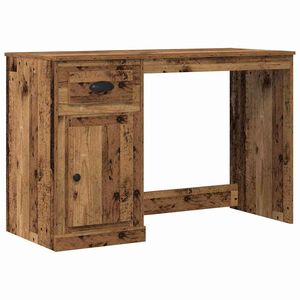 vidaXL Schreibtisch mit T&uuml;r Altholz 50 x 115 x 75 cm Holzwerkstoff