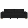 vidaXL 3-Sitzer-Sofa Schwarz 180 cm Stoff