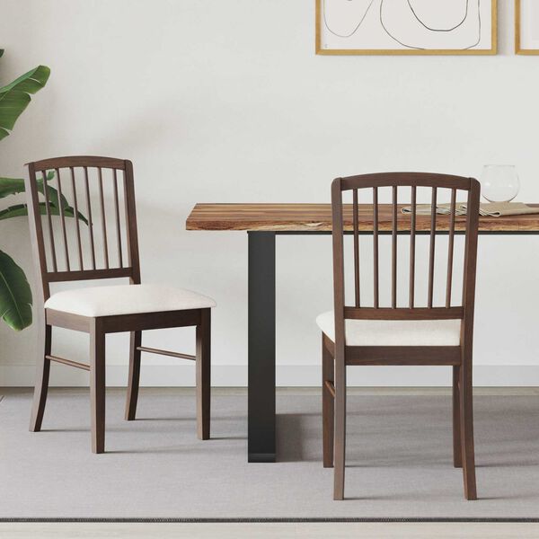 vidaXL Esszimmerst&uuml;hle 2 pcs Hellbraun 50 x 52,5 x 91 cm