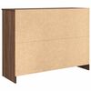 vidaXL Sideboard mit Schublade Braun Eichen-Optik 101x35x76 cm