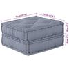 vidaXL Modulare Sofagarnitur Grau 70 x 70 x 36 cm Stoff