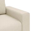vidaXL | Sofa | mit Kissen mit Kissen Beige 160 x 77 x 82 cm Leinen