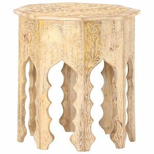 vidaXL Beistelltisch &Oslash;48 cm Massivholz Mango