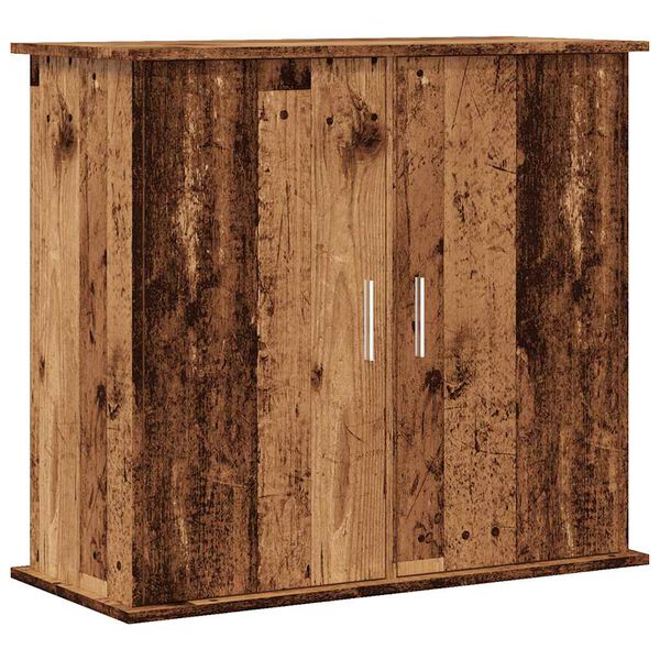 vidaXL Aquariumständer Altholz-Optik 81x36x73 cm Holzwerkstoff