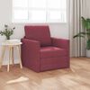 vidaXL Schlafsofa 60cm Weinrot Stoff