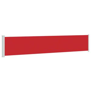 vidaXL Seitenmarkise Ausziehbar 117x600 cm Rot